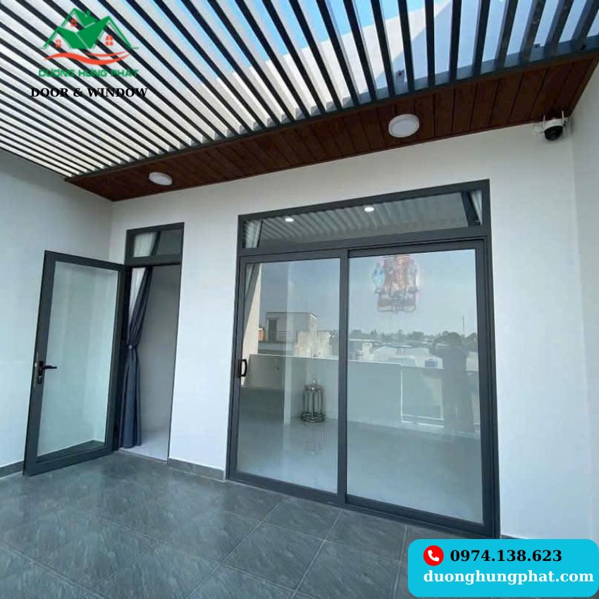 cửa nhôm Xingfa văn phòng tại Âu Cơ Tân Bình TP.HCM
